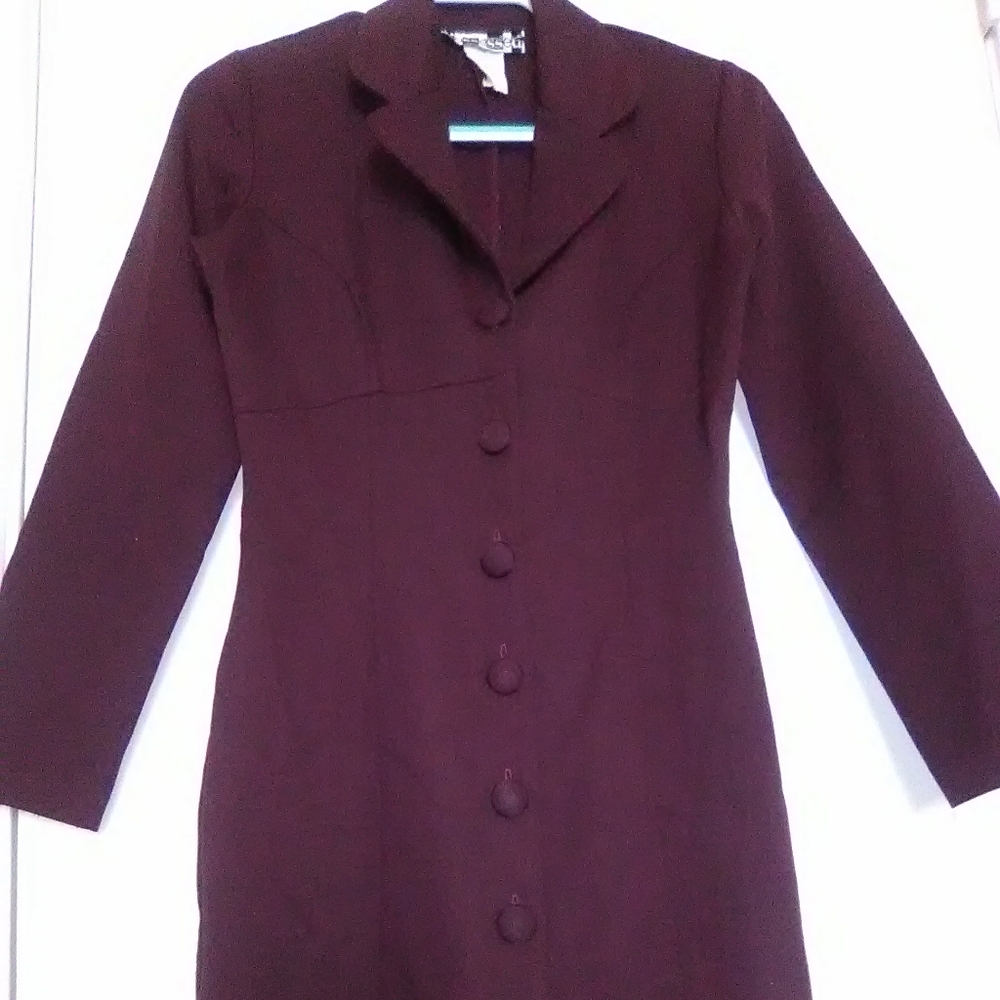 GUC POSSESSION ABOVE THE KNEE PLUM BLAZER DRESS